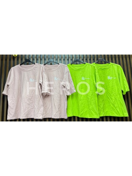 Bluzki damskie wloskie, size uni, paczka 6szt, mix kolor