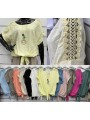 Bluzki damskie Włoskie , Size uni,paczka 6szt,mix kolor