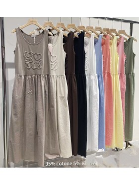 Sukienki damskie Włoski ,size uni  ,paczka 6szt mix kolor