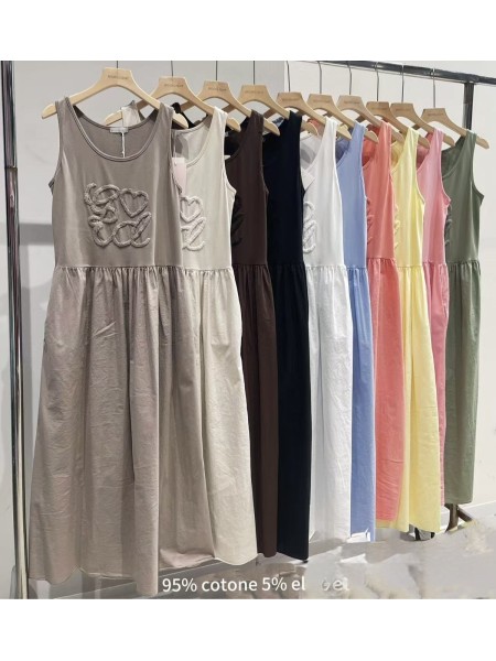 Sukienki damskie Włoski ,size uni  ,paczka 6szt mix kolor