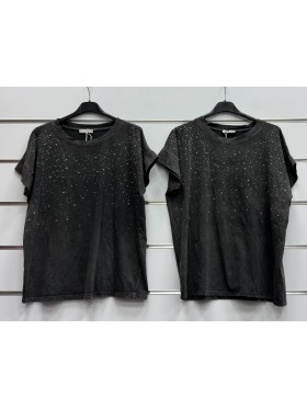 Bluzki damskie wloskie, size uni, paczka 6szt, mix kolor