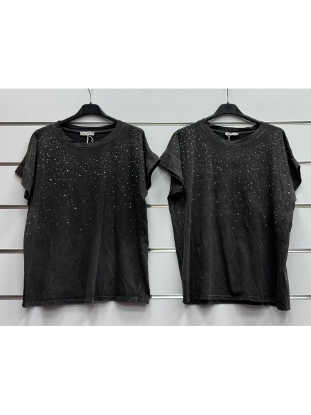 Bluzki damskie wloskie, size uni, paczka 6szt, mix kolor