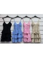 Sukienki damskie wloskie, size uni, paczka 6szt, mix kolor