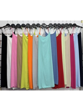 Sukienki damskie wloskie, size uni, paczka 6szt, mix kolor