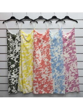 Sukienki damskie wloskie, size uni, paczka 6szt, mix kolor