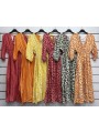 Sukienki damskie wloskie, size uni, paczka 6szt, mix kolor