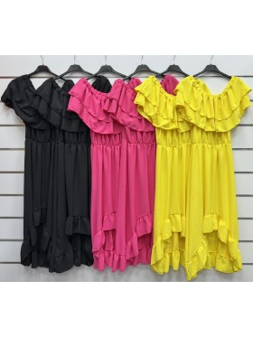 Sukienki damskie wloskie, size uni, paczka 6szt, mix kolor