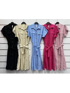 Sukienki damskie wloskie, size uni, paczka 6szt, mix kolor