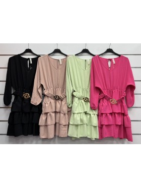 Sukienki damskie wloskie, size uni, paczka 6szt, mix kolor
