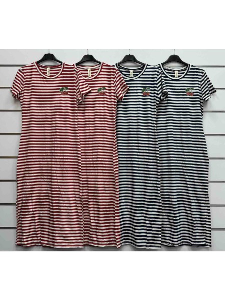Sukienki damskie wloskie, size uni, paczka 6szt, mix kolor
