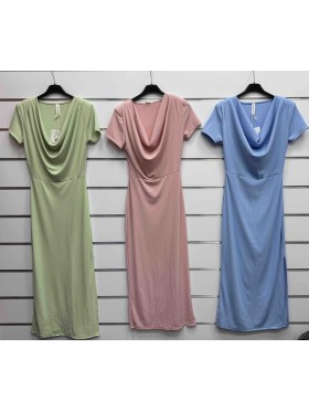 Sukienki damskie wloskie, size uni, paczka 6szt, mix kolor