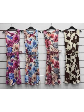 Sukienki damskie wloskie, size uni, paczka 6szt, mix kolor