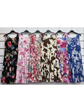 Sukienki damskie wloskie, size uni, paczka 6szt, mix kolor