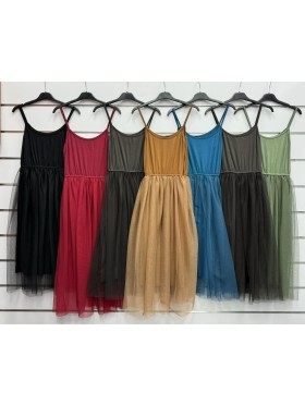 Sukienki damskie wloskie, size uni, paczka 6szt, mix kolor