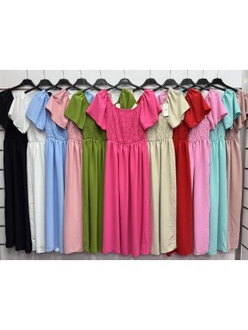 Sukienki damskie wloskie, size uni, paczka 6szt, mix kolor