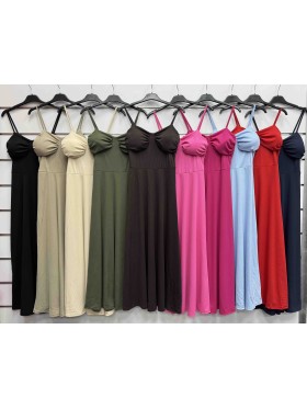 Sukienki damskie wloskie, size uni, paczka 6szt, mix kolor