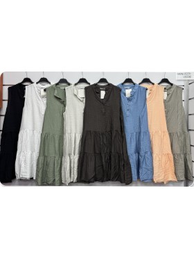 Sukienki damskie wloskie, size uni, paczka 6szt, mix kolor
