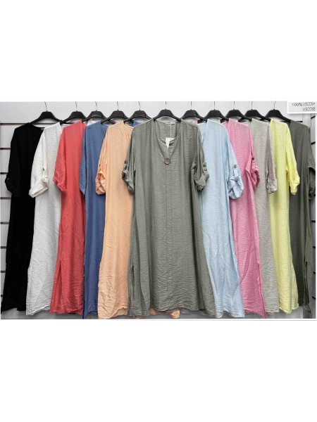 Sukienki damskie wloskie, size uni, paczka 6szt, mix kolor