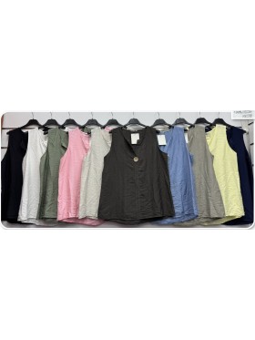 Bluzki damskie wloskie, size uni, paczka 6szt, mix kolor