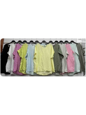 Bluzki damskie wloskie, size uni, paczka 6szt, mix kolor