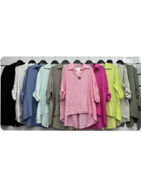Bluzki damskie wloskie, size uni, paczka 6szt, mix kolor