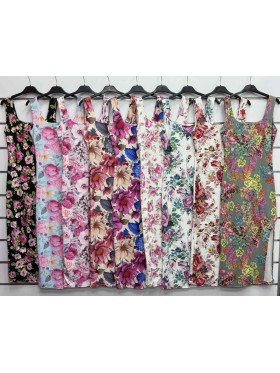 Sukienki damskie wloskie, size uni, paczka 6szt, mix kolor