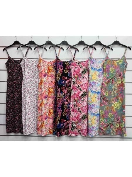 Sukienki damskie wloskie, size uni, paczka 6szt, mix kolor