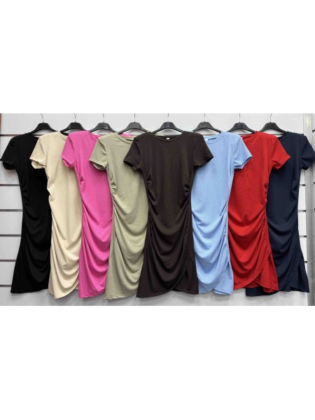 Sukienki damskie wloskie, size uni, paczka 6szt, mix kolor