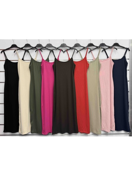 Sukienki damskie wloskie, size uni, paczka 6szt, mix kolor