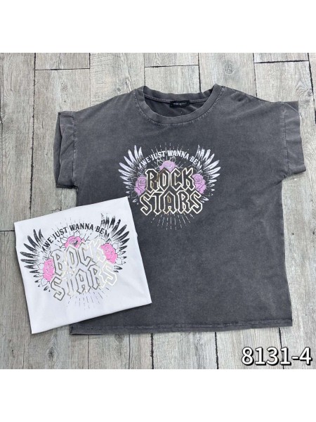 Bluzki damskie wloskie, size uni, paczka 6szt, mix kolor