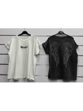 Bluzki damskie wloskie, size uni, paczka 6szt, mix kolor