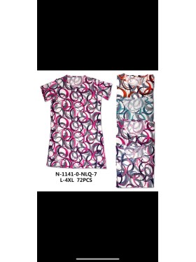 Bluzki damskie Polskie , size L-4XL, paczka 12szt, mix kolor