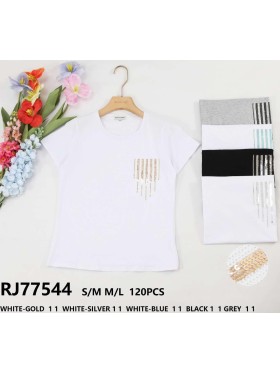 Bluzki damskie Polskie , size S-L, paczka 10szt, mix kolor