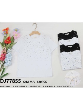 Bluzki damskie Polskie , size S-L, paczka 10szt, mix kolor