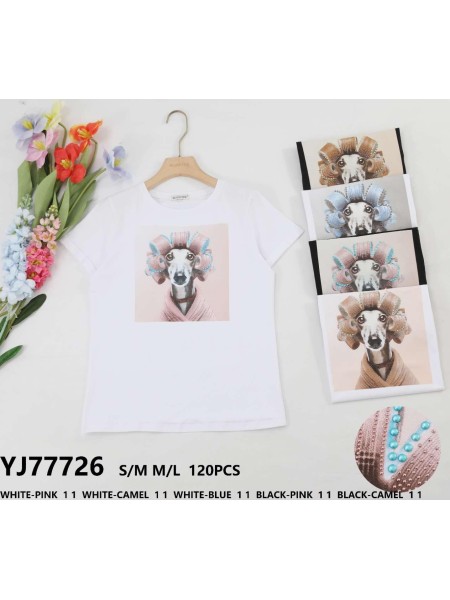 Bluzki damskie Polskie , size S-L, paczka 10szt, mix kolor