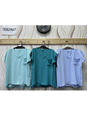 Bluzki damskie polskie, size s-xl, paczka 4szt, 1kolor