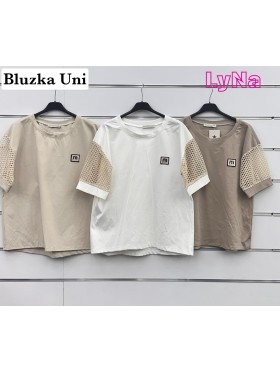 Bluzki damskie wloskie, size uni, paczka 6szt, mix kolor