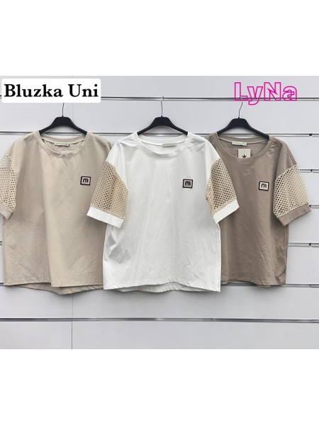 Bluzki damskie wloskie, size uni, paczka 6szt, mix kolor