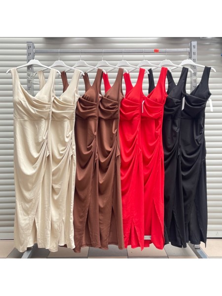 Sukienki damskie wloskie, size uni, paczka 6szt, mix kolor