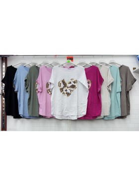 Bluzki damskie wloskie, size uni, paczka 6szt, mix kolor