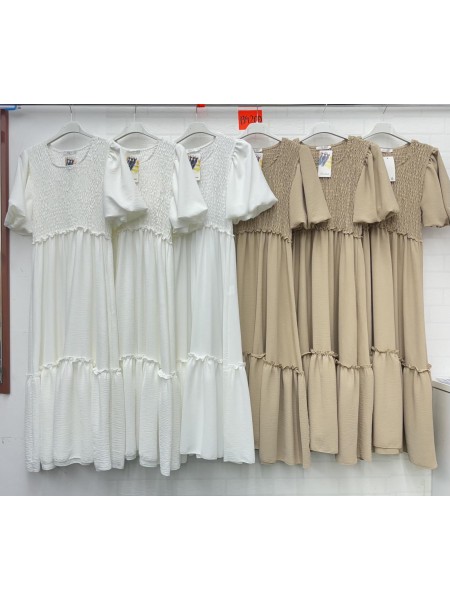Sukienki damskie wloskie, size uni, paczka 6szt, mix kolor