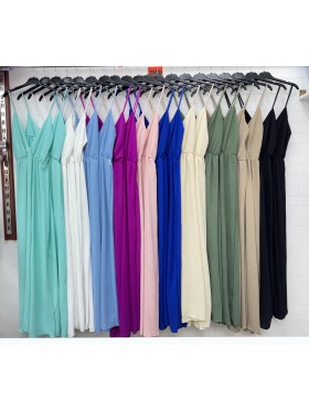 Sukienki damskie wloskie, size uni, paczka 6szt, mix kolor