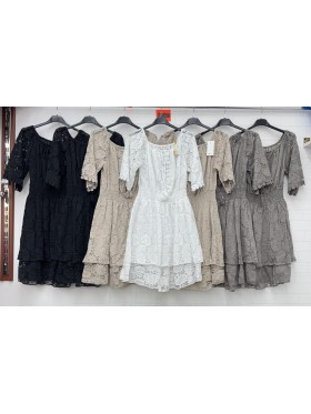 Sukienki damskie wloskie, size uni, paczka 6szt, mix kolor
