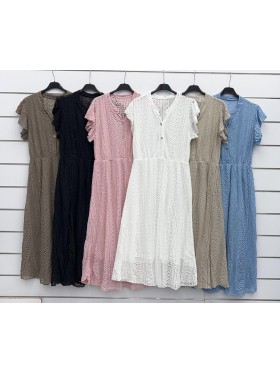 Sukienki damskie wloskie, size uni, paczka 6szt, mix kolor