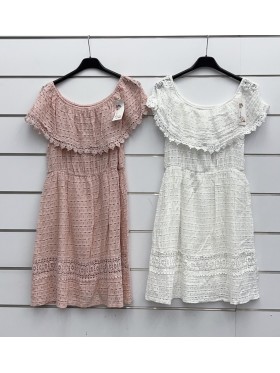 Sukienki damskie wloskie, size uni, paczka 6szt, mix kolor