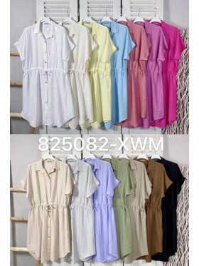 Sukienki damskie wloskie, size uni, paczka 6szt, mix kolor
