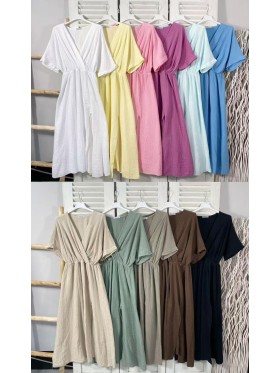 Sukienki damskie wloskie, size uni, paczka 6szt, mix kolor