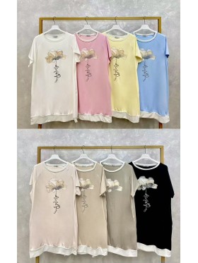 Sukienki damskie wloskie, size uni, paczka 6szt, mix kolor