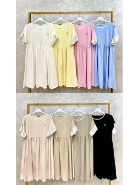 Sukienki damskie wloskie, size uni, paczka 6szt, mix kolor