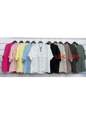 Bluzki damskie wloskie, size uni, paczka 6szt, mix kolor